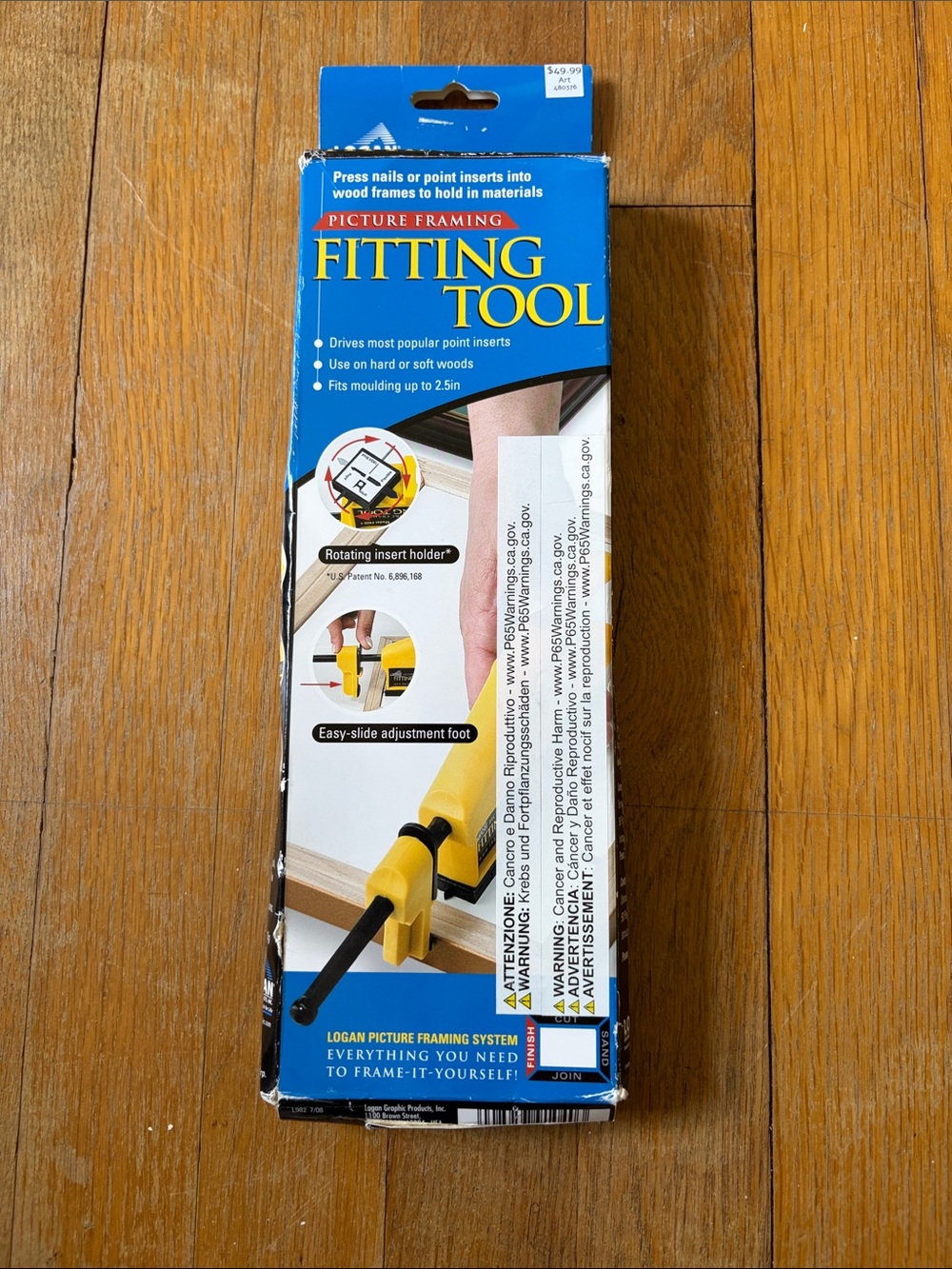 Logan Picture Framing Fitting Tool - Yellow